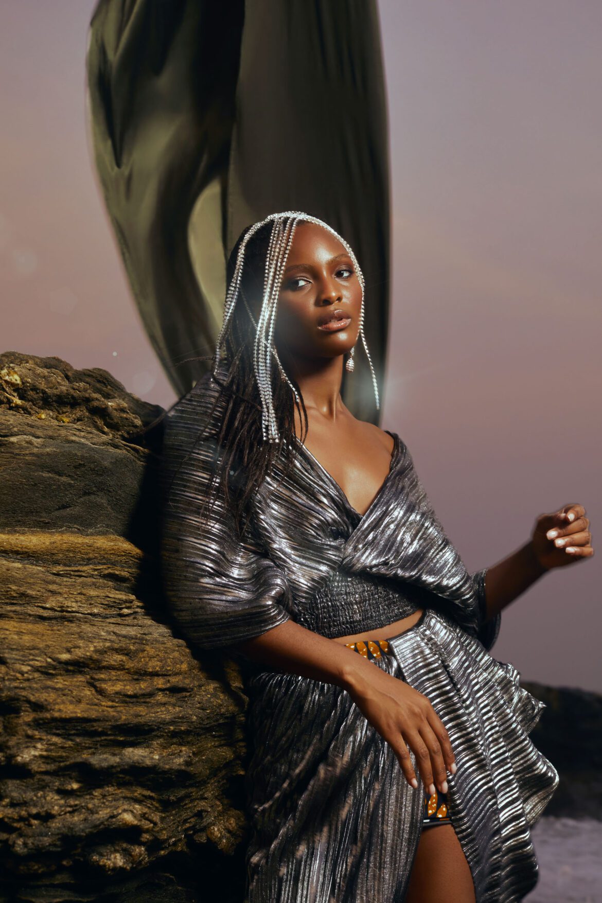 Gilbert asante Shoot with Mame Adjei